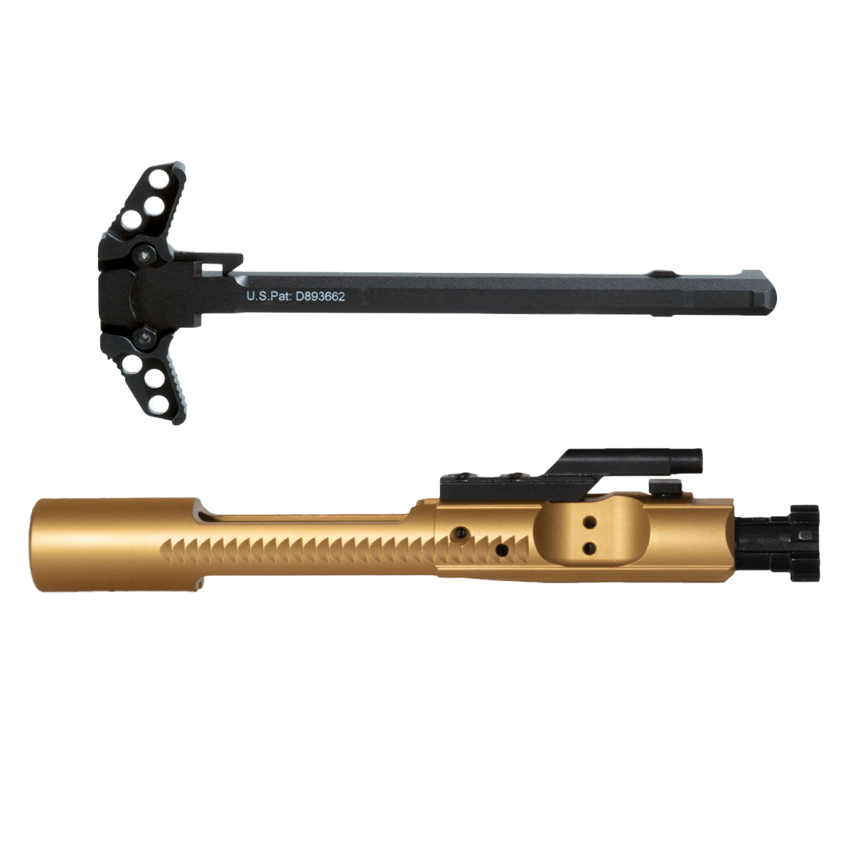  Davidson Defense AR-15 Complete 5.56 NATO BCG TiN Gold Finish, United Defense AR-15 