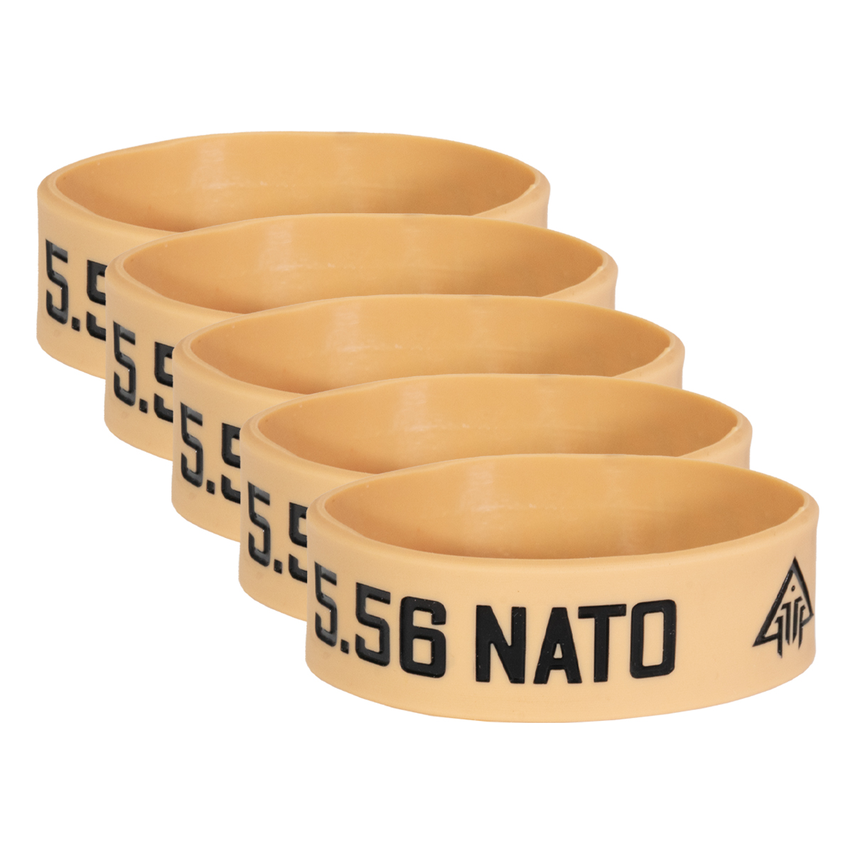 DTT 5.56 NATO FDE Magazine Band, 5 Pack