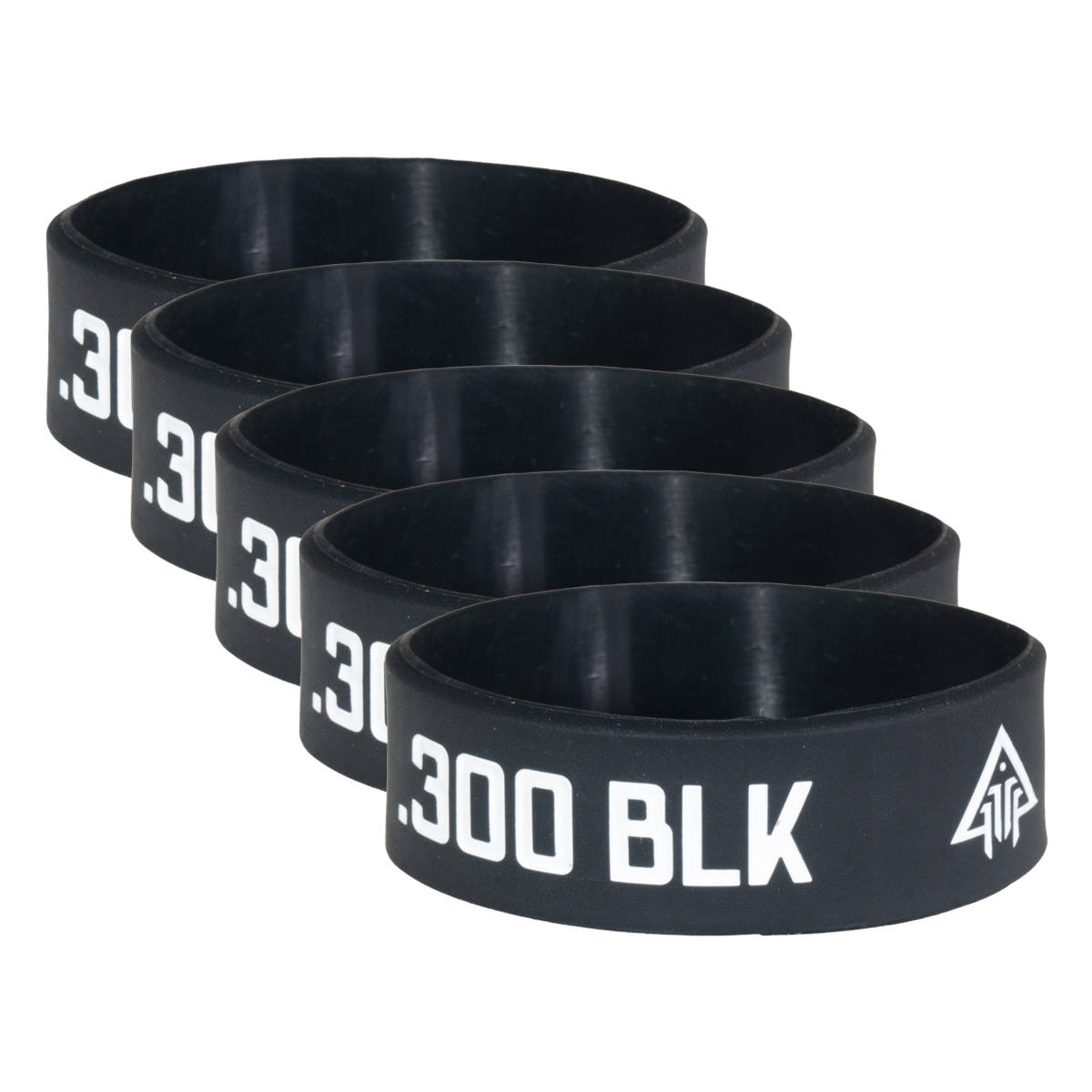 DTT .300 BLK Black Magazine Band, 5 Pack