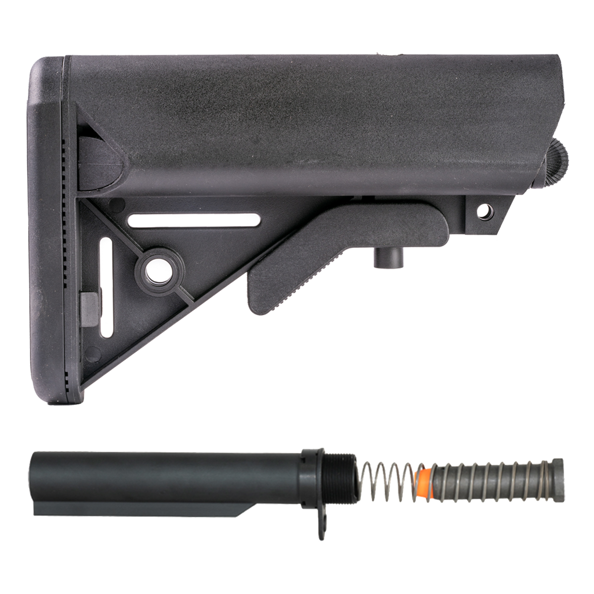 Davidson Defense SOPMOD Style Collapsible Stock, AR-15 Carbine Buffer Tube Kit, KAK 9mm 5.5 oz Carbine Buffer Bundle