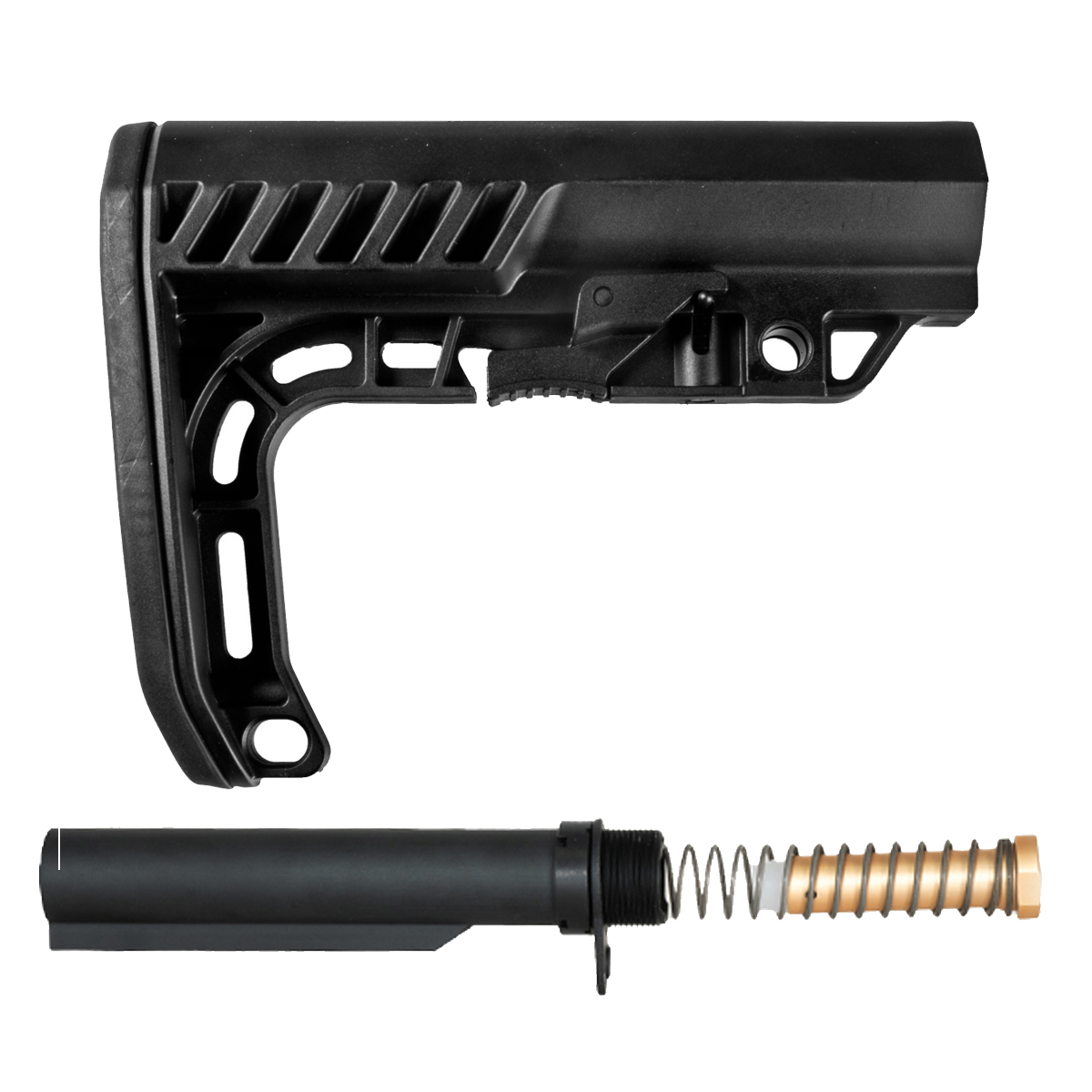  Gauntlet Arms Special Operations Stock, AR-15 Carbine Buffer Tube Kit, 3oz Standard Recoil Buffer Bundle