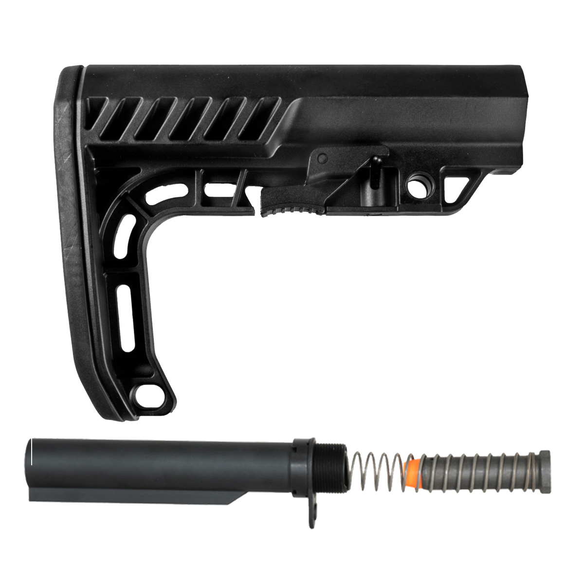  Gauntlet Arms Special Operations Stock, AR-15 Carbine Buffer Tube Kit, KAK 9mm 5.5 oz Carbine Buffer Bundle