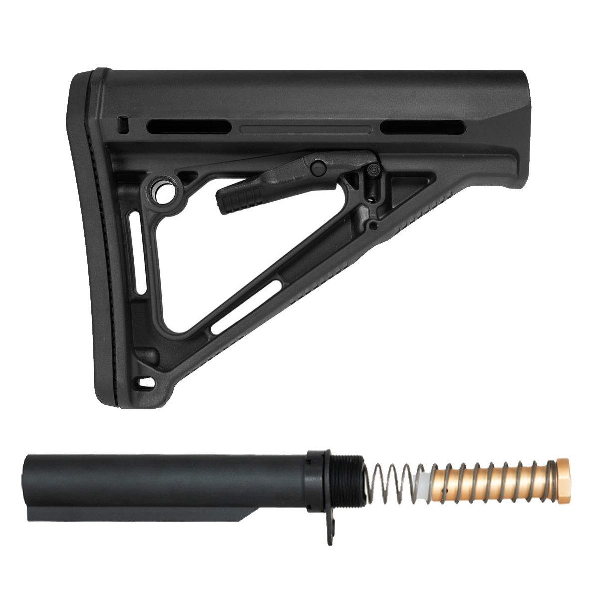  Gauntlet Arms Adjustable Carbine Stock, AR-15 Carbine Buffer Tube Kit, 3oz Standard Recoil Buffer Bundle