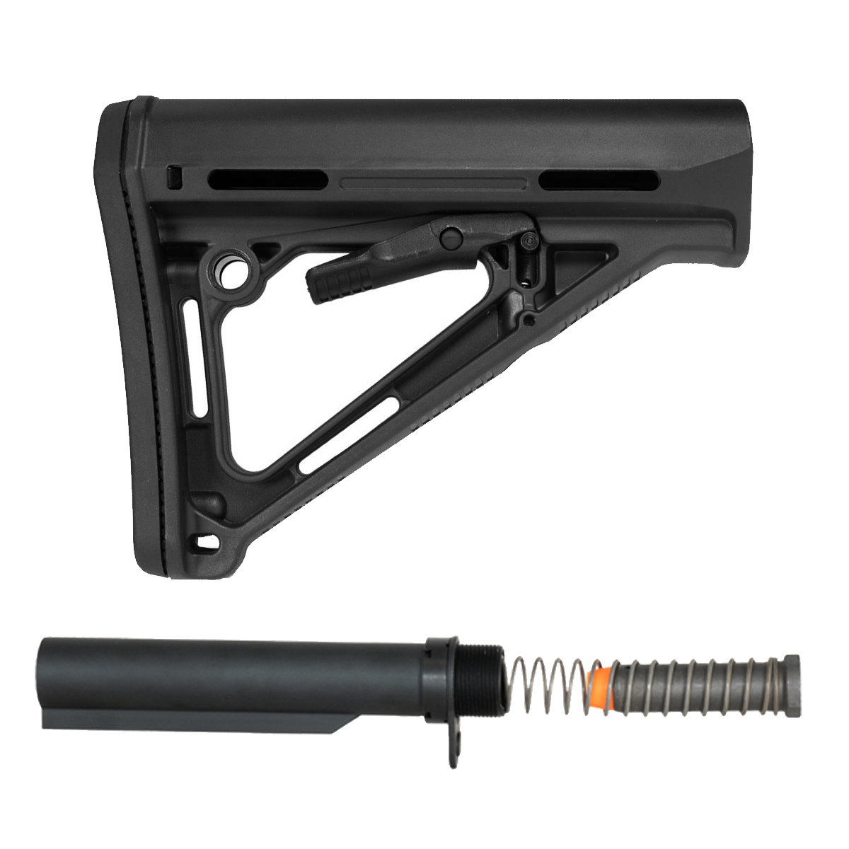  Gauntlet Arms Adjustable Carbine Stock, AR-15 Carbine Buffer Tube Kit, KAK 9mm 5.5 oz Carbine Buffer Bundle