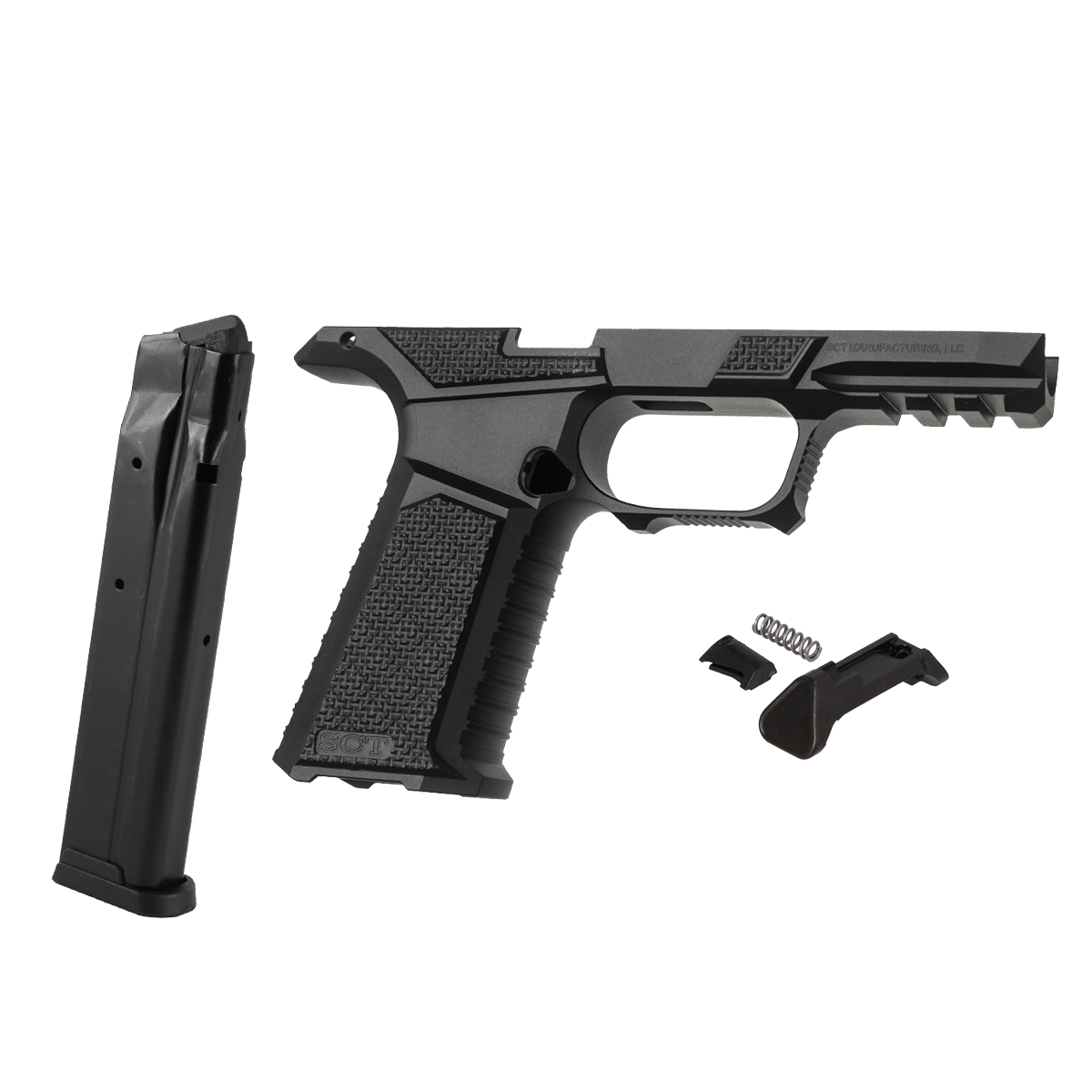  SCT P365 X-MACRO/FUSE Aluminum Grip Module, ProMag 20-Round 9mm Magazine, Mag Release Assembly Bundle