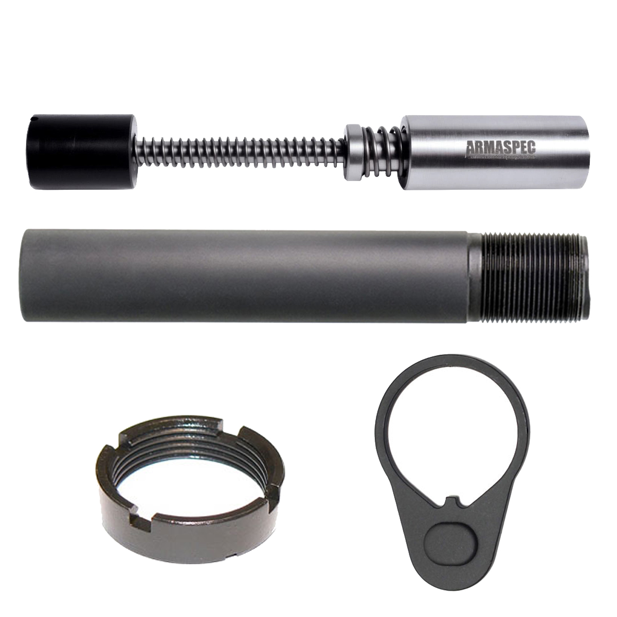  Armaspec 9mm 6.4oz Stealth Recoil Spring Pistol Buffer System Bundle