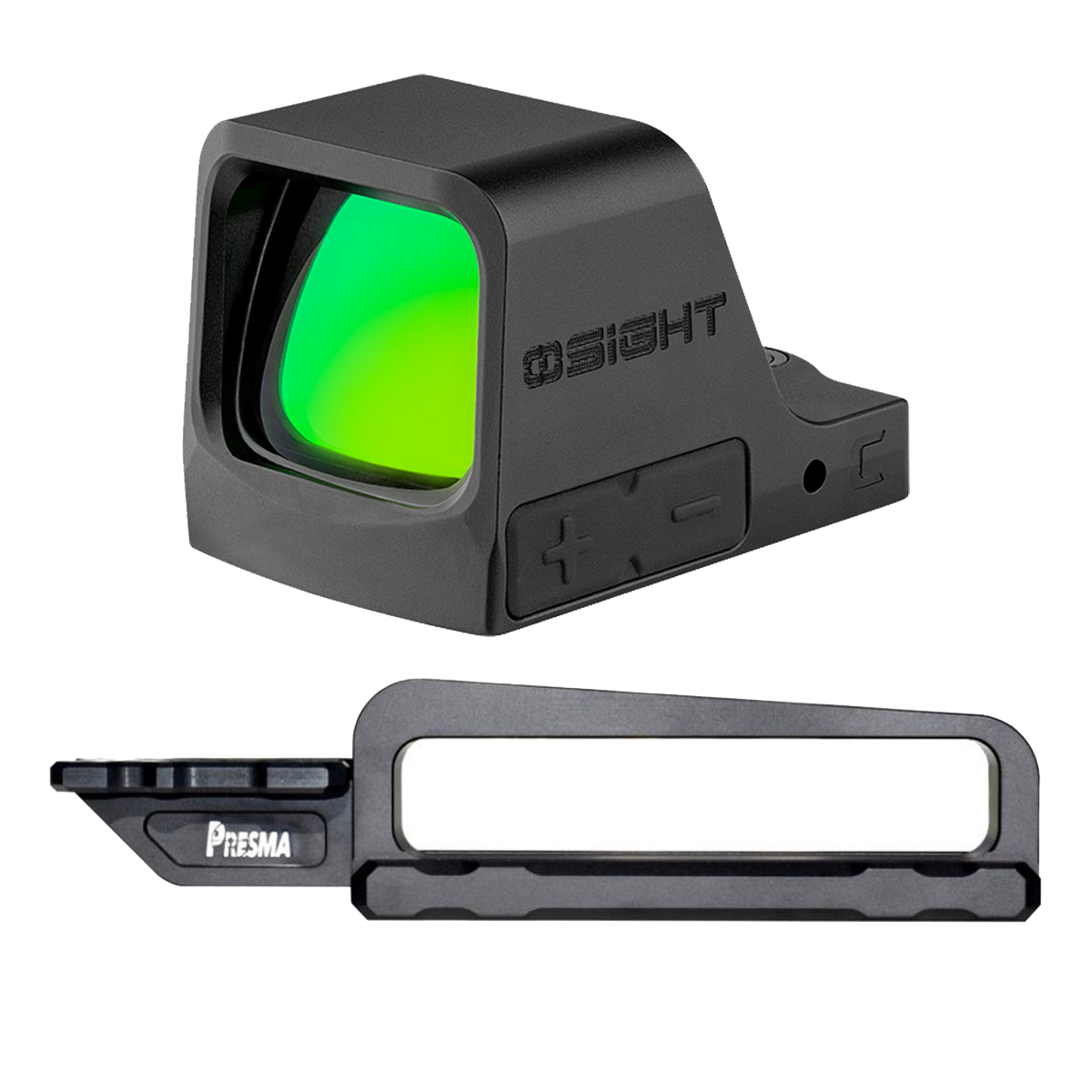  Presma Carry Handle Red Dot Bundle with Olight Osight C Open Reflex Optic