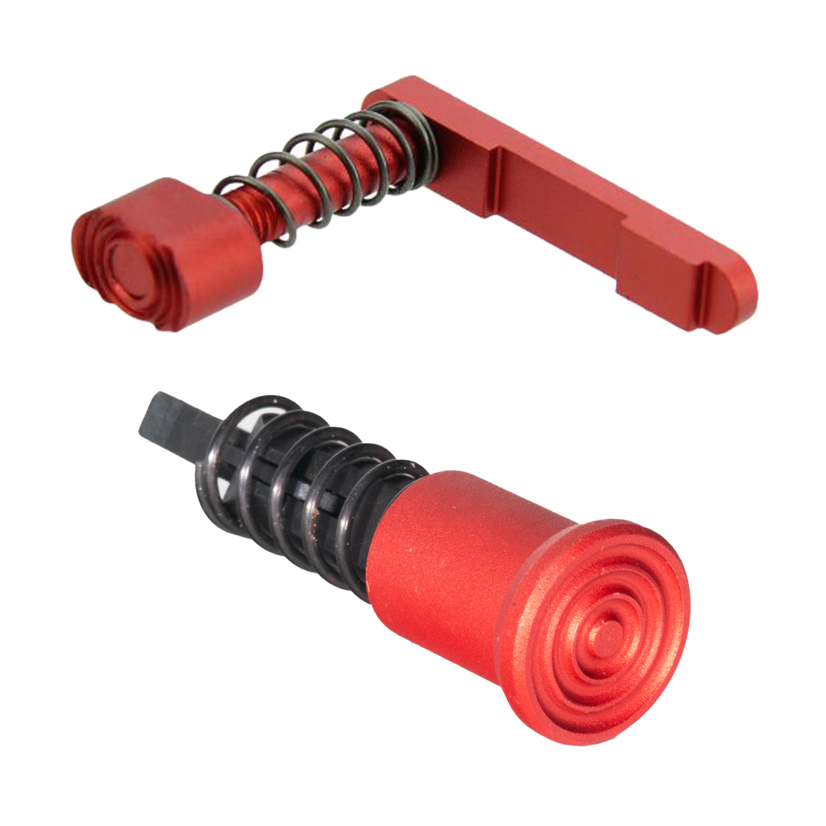  Davidson Defense Red Aluminum Forward Assist & Mag Catch Assembly Bundle