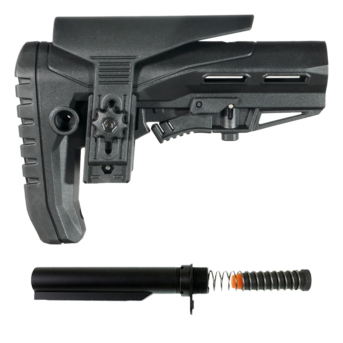  Milspec Enhanced Stock & AR-9 Buffer Tube Kit