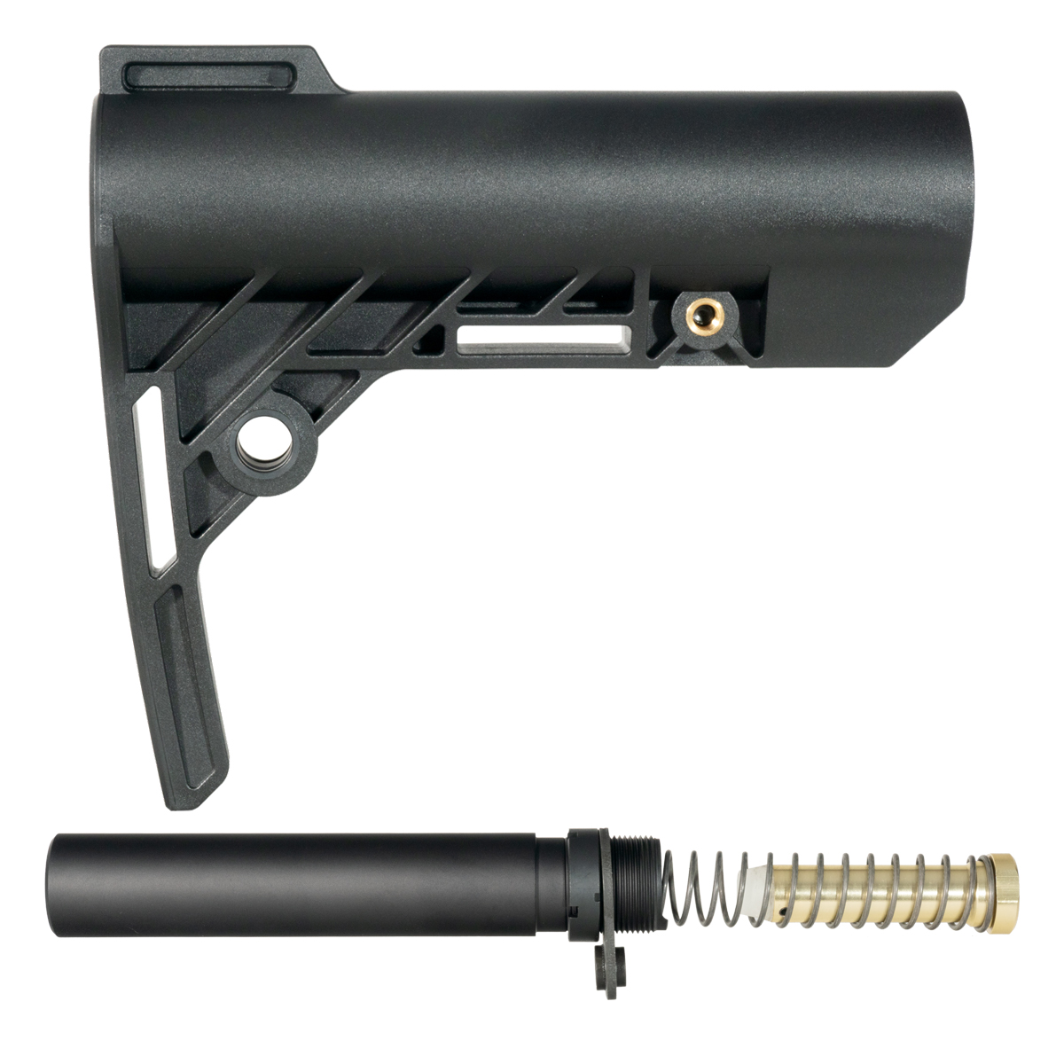  Davidson Defense Polymer AR Brace AR-15 Pistol Buffer Tube Kit w/ Ambidextrous QD End Plate