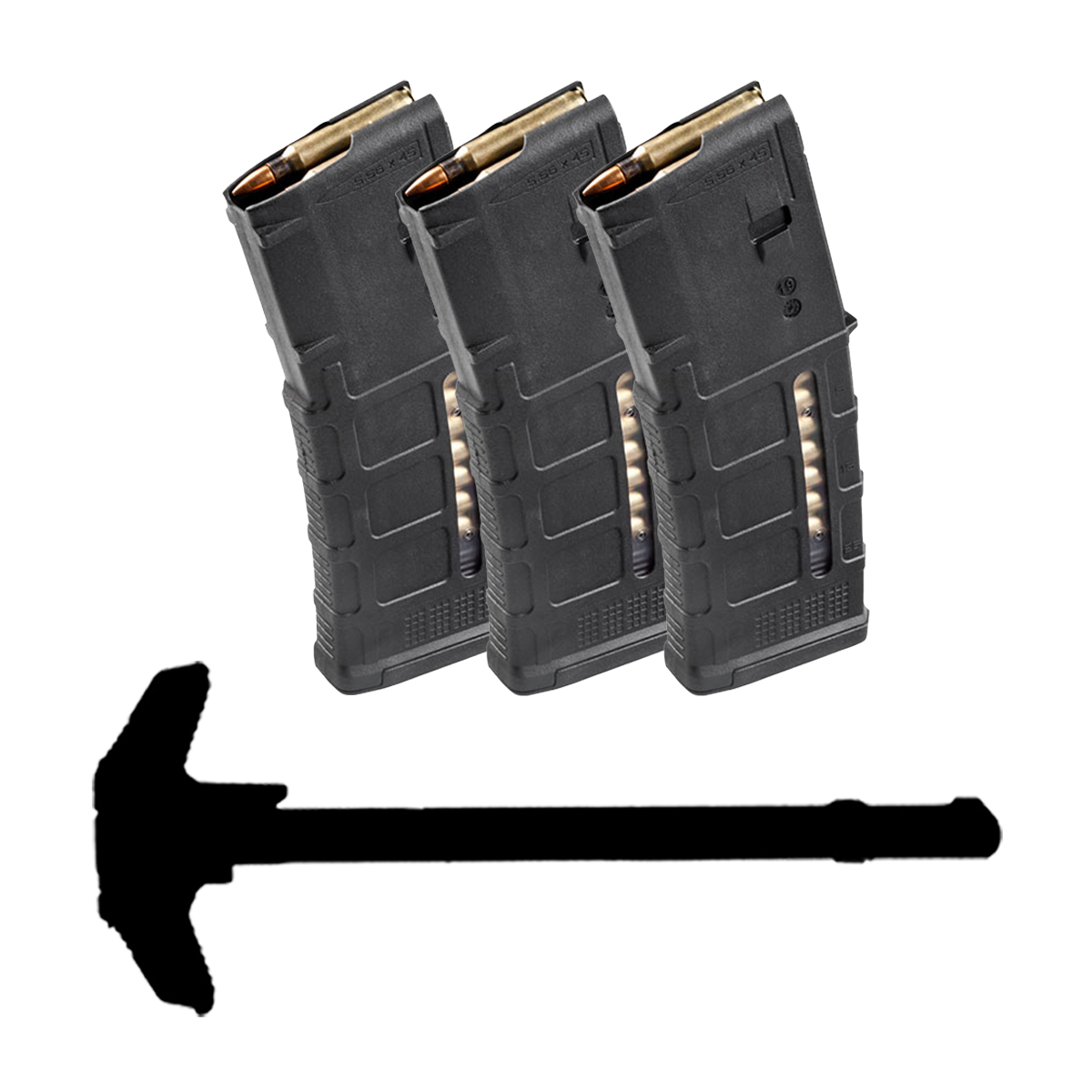 Blind Box Ambidextrous Charging Handle & PMAG Magazine Bundle