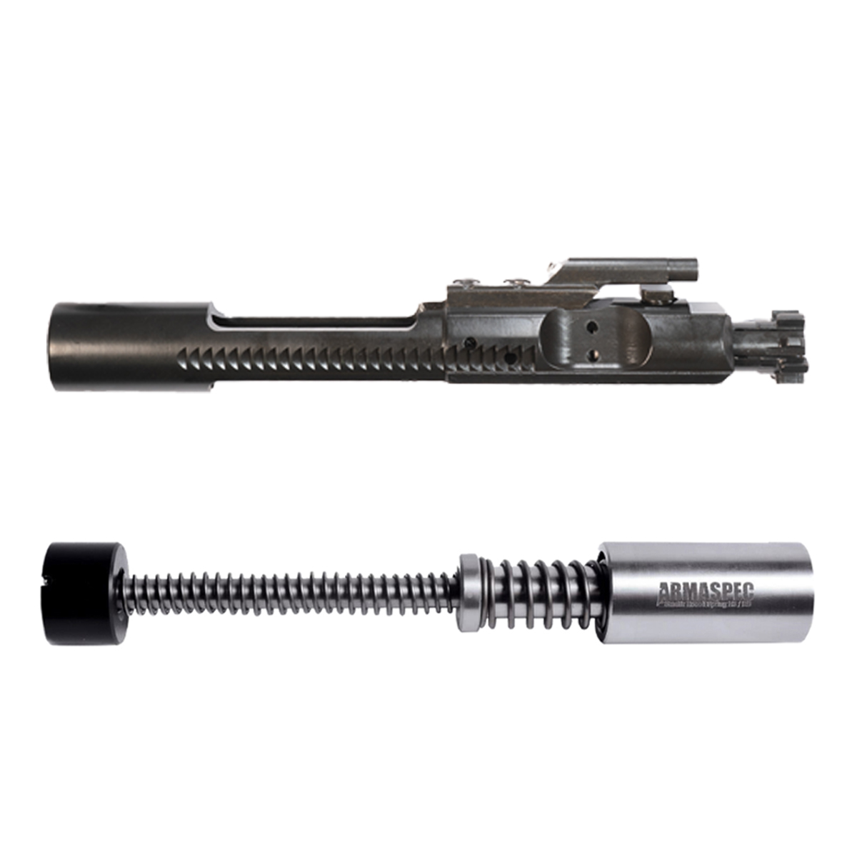Armaspec SRS H3 Stealth Recoil Spring, 5.6 oz, w/ Complete AR-15 BCG for 5.56/.223/.300/.350 Bundle