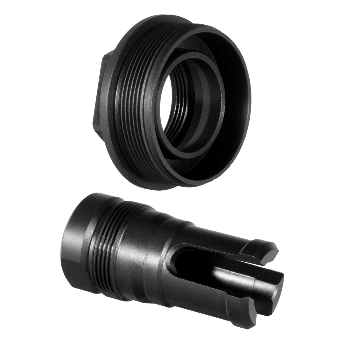 Davidson Defense Plan B HUB Mount Adapter + Delta Team Tactical Trident 5/8x24 Flash Hider Bundle