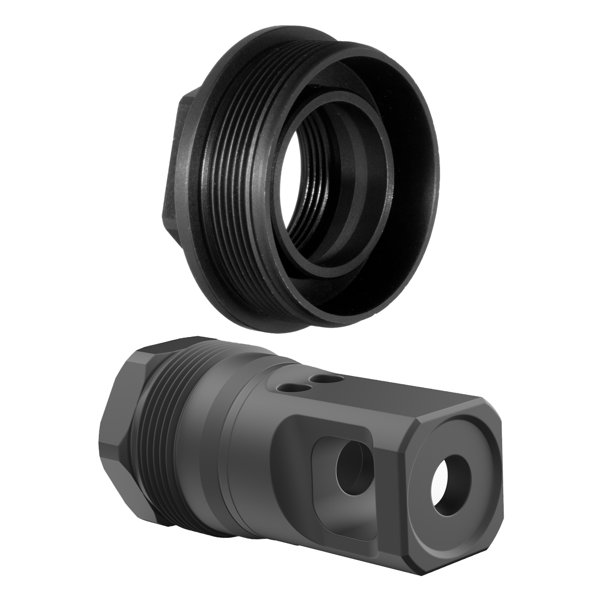 Davidson Defense Plan B HUB Mount Adapter + Breek Arms Echo .30 Cal 5/8x24 Single-Port Muzzle Brake Bundle