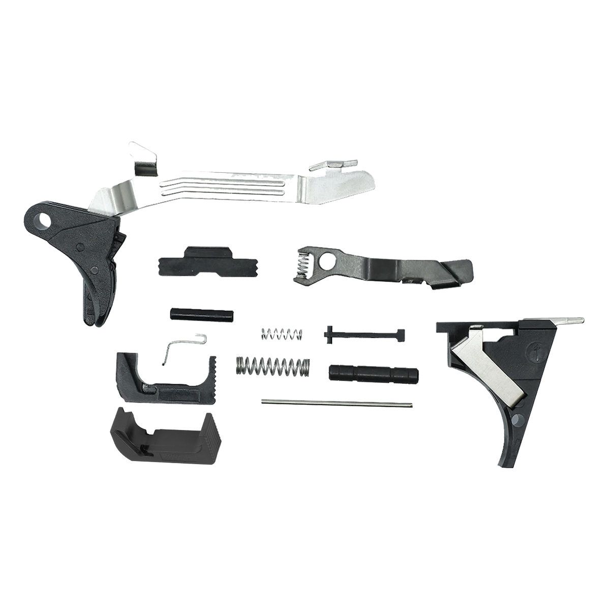 G43-Compatible Complete Frame Parts Kit with Trigger Bar, 5 lb. Connector, Enhanced Slide Stop & G43X/G48 Magazine Catch Release