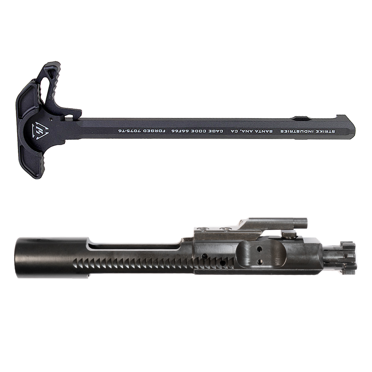  Davidson Defense AR-15 5.56 NATO Bolt Carrier Group, Strike Industries AR-15 Charging Handle - Extended Latch