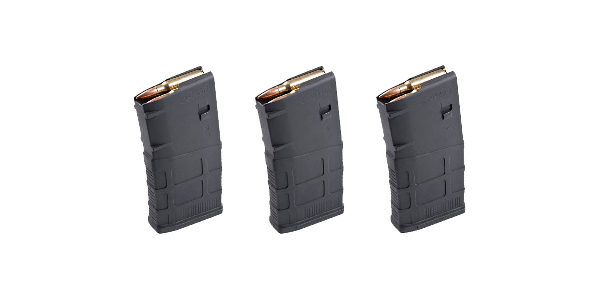 Magpul PMAG 20 LR/SR GEN M3 7.62/.308 20 Round Magazine 3-Packs