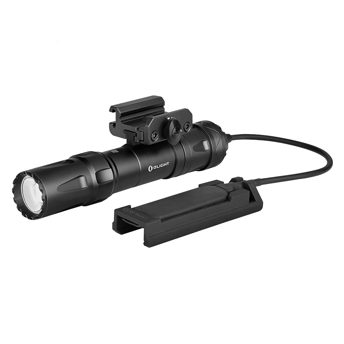 Olight Odin Rechargeable Firearm Light, Fits Picatinny & M-LOK, 2,000 Lumens, Black