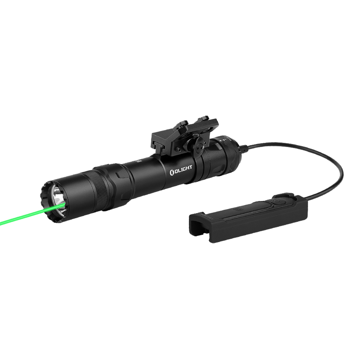  Olight Odin GL Tactical Flashlight Rail Mounted M-LOK, Green Laser, Black