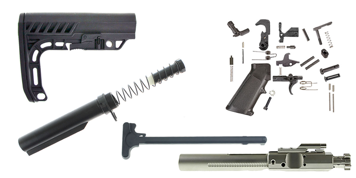  Finish Your Rifle Kit - 308 WIN/6.5 Creedmoor/.243 WIN Featuring: Gauntlet Arms AR-15 Stock