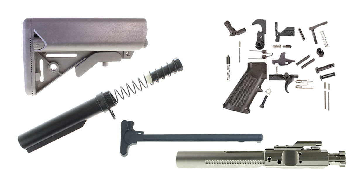  Finish Your Rifle Kit - 308 WIN/6.5 Creedmoor/.243 WIN Featuring: Gauntlet Arms SOPMOD Stock with Storage Compartments