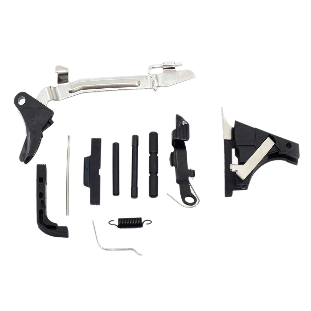 G17 Gen 1-3 Compatible Complete Frame Lower Parts Kit with Enhanced Slide Stop