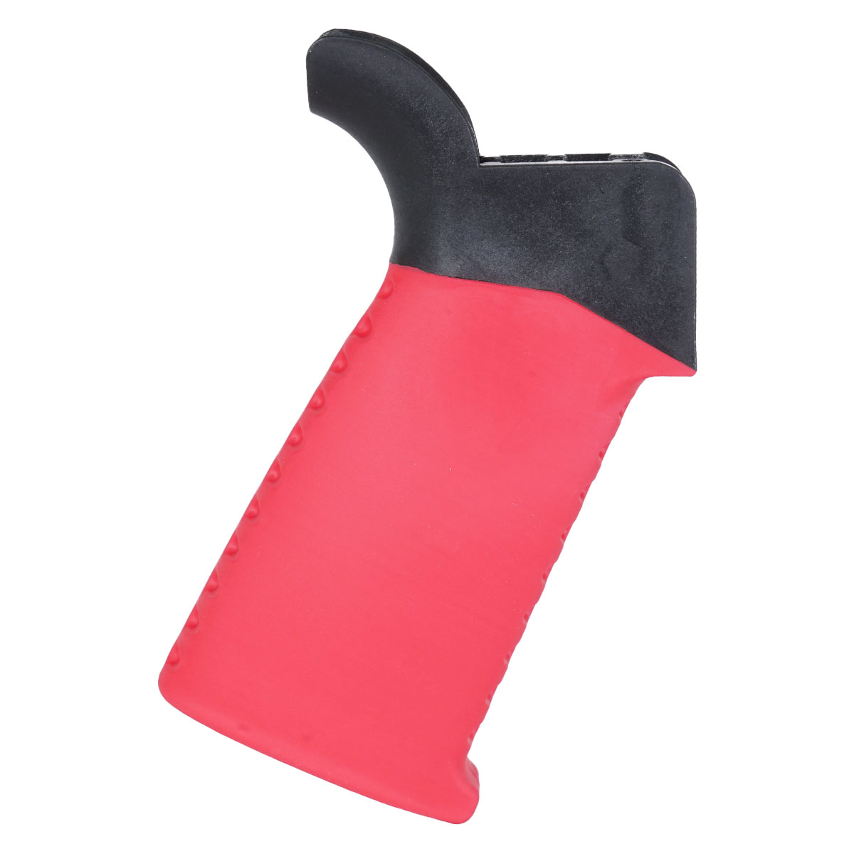 Team Accessories Corp AR15 Grip Window Grip Flared Smooth/Ribbed Red