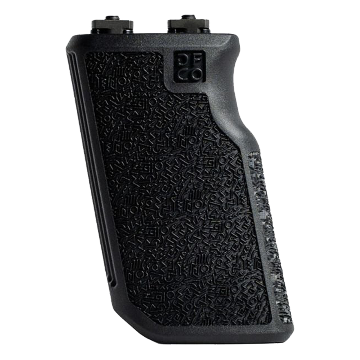 Die Free Co Tiger Claw XL M-LOK Foregrip, 10° Angled Hand Stop, Reinforced Nylon Polymer, Black