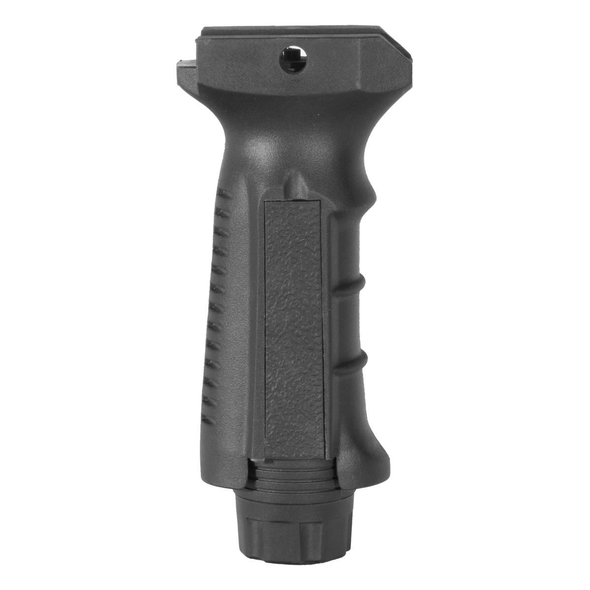 AR-15 Picatinny Vertical Foregrip with Ergonomic Finger Grooves & Bottom-Tightening Mount, Black, NO MOUNTING HARDWARE