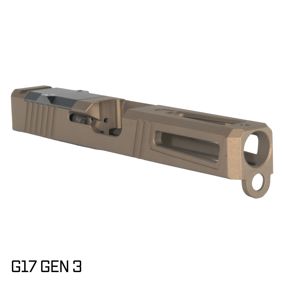 Stiffler MFG Blemished Viper G17 Gen 1-3 Compatible Slide - Burnt Bronze Cerakote, Stripped