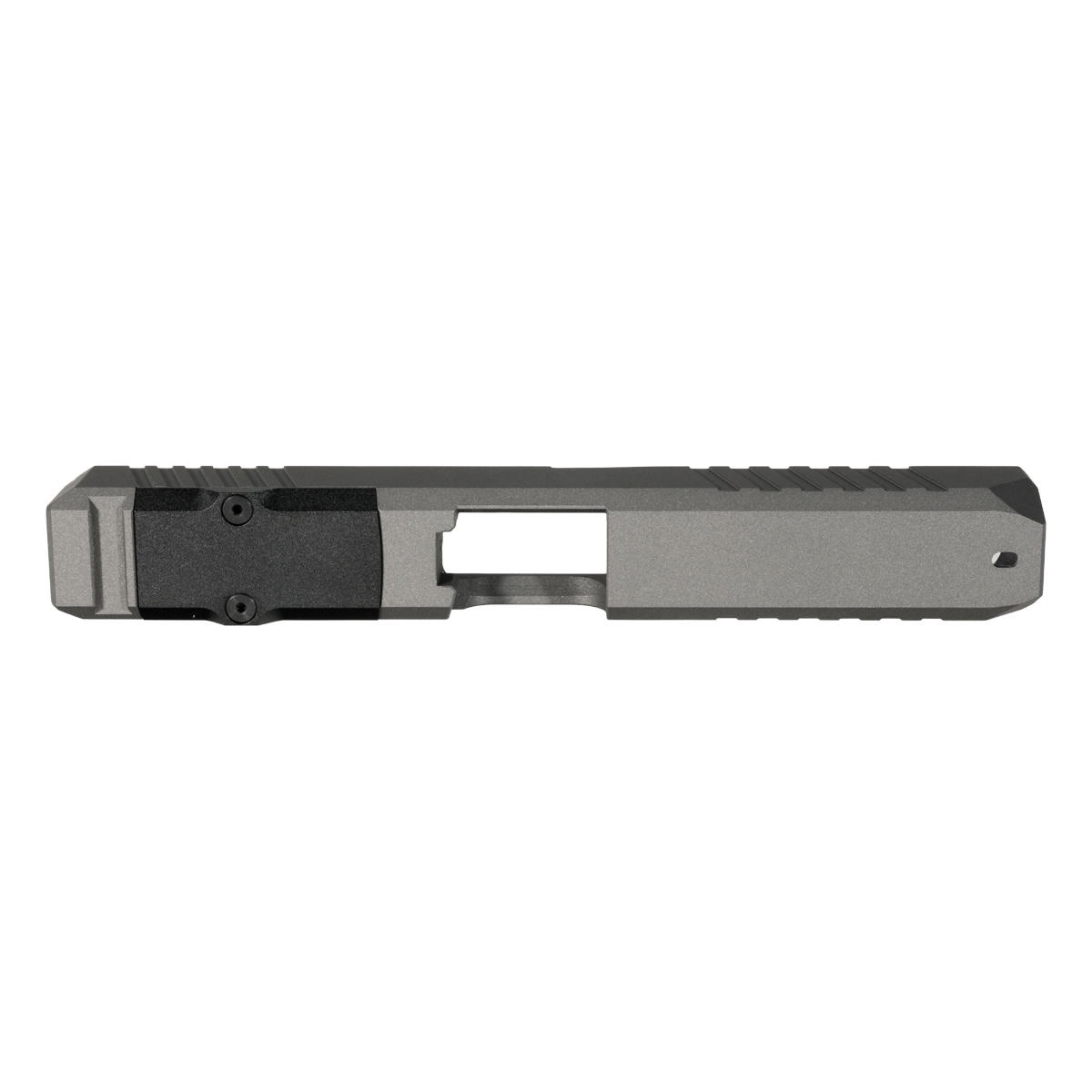 G17 Compatible Gen 1-3 Zoom RMR Cut Stripped Slide, Tungsten Cerakote