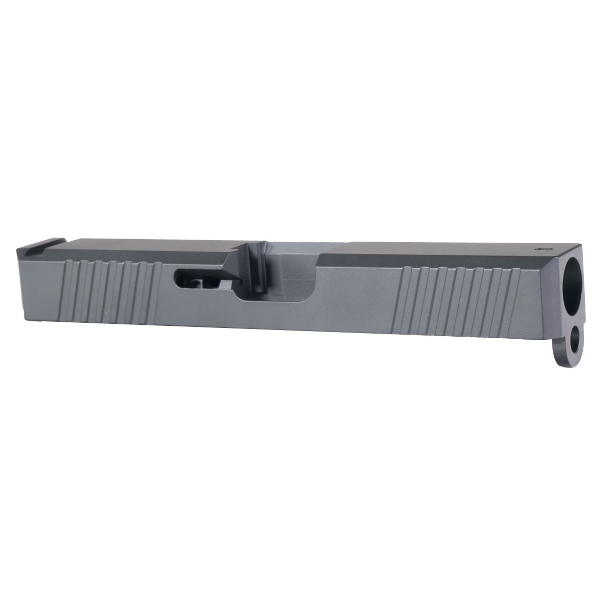 Live Free Armory Chamfered Pistol Slide w/Front Serrations, Compatible with Glock19 Gen 3, (No Optic Cut) Black Cerakote