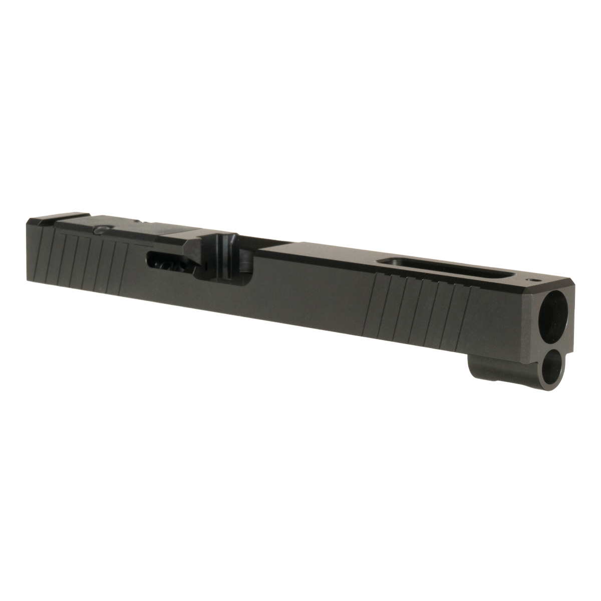 Davidson Defense G34 Gen 3 Compatible Stripped Black Slide, RMR Cut with Plate and Large Top Window Port, 17-4 Stainless