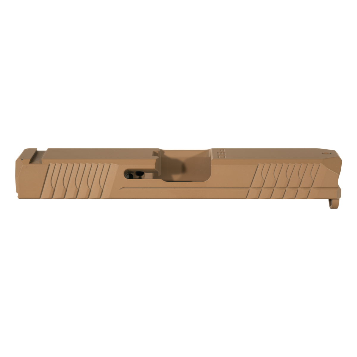 PFC9 Compatible Slide, Non-Optic Cut, FDE Finish, Front & Rear Serrations