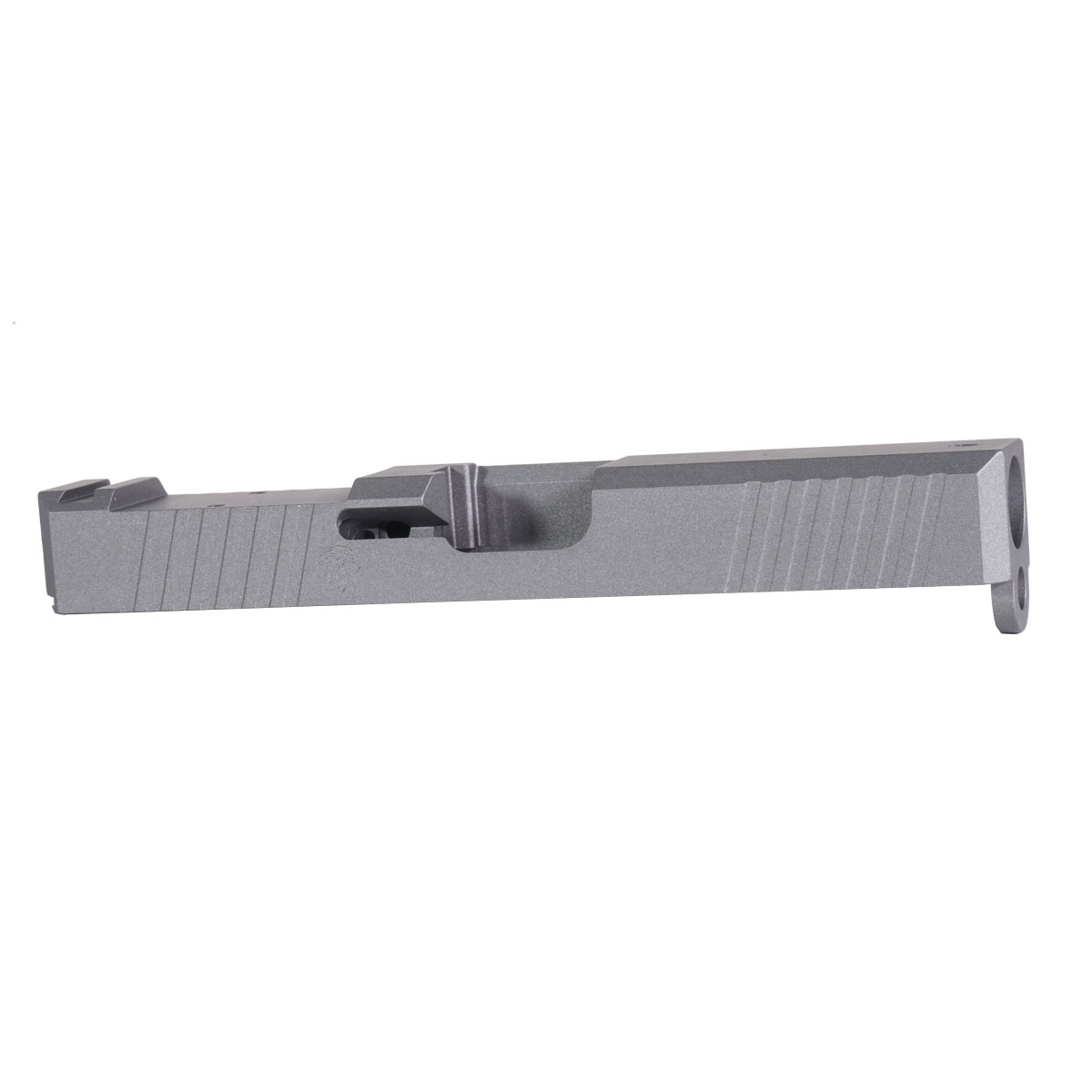 Live Free Armory LF19 RMR Cut Glock G19 Gen 1-3 Compatible Chamfered Stripped Slide - Tungsten Cerakote 