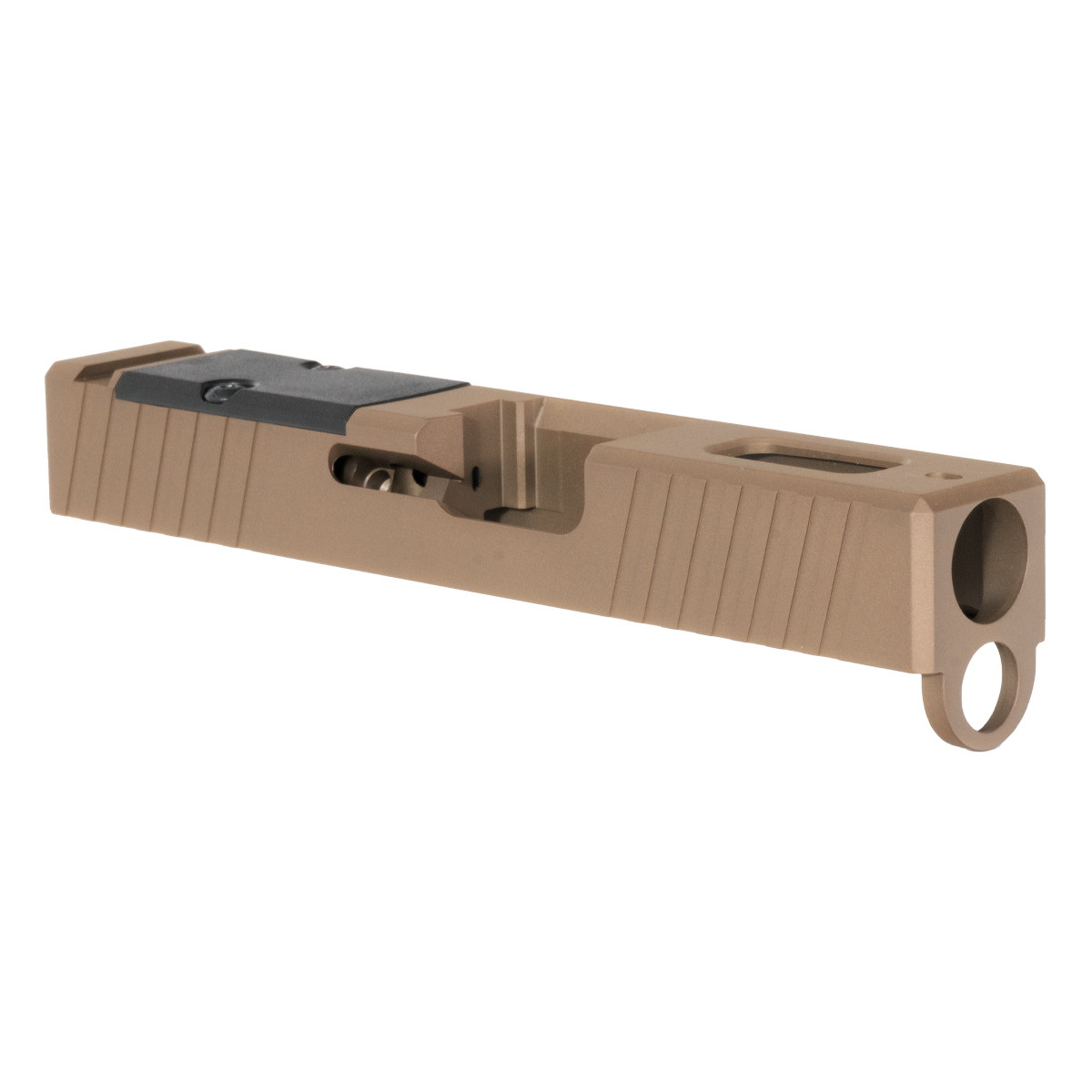 Davidson Defense G26 Compatible Slide Gen 3, Serrated RMS Cut with Window, FDE