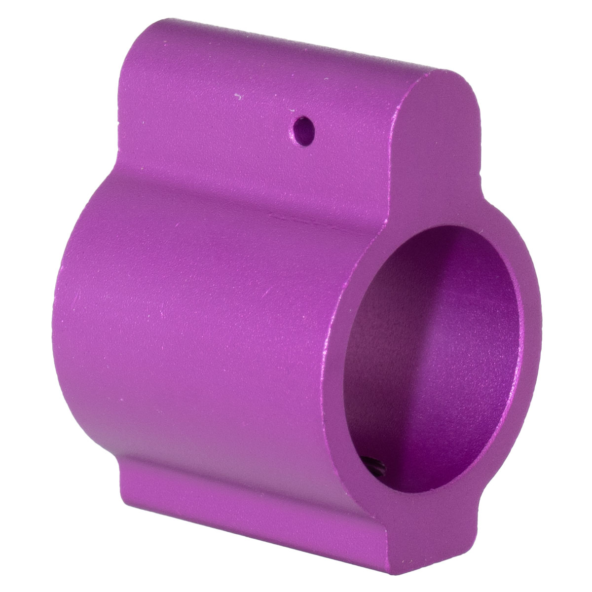 Guntec Low Profile .750 Gas Block, Aluminum, Anodized Purple