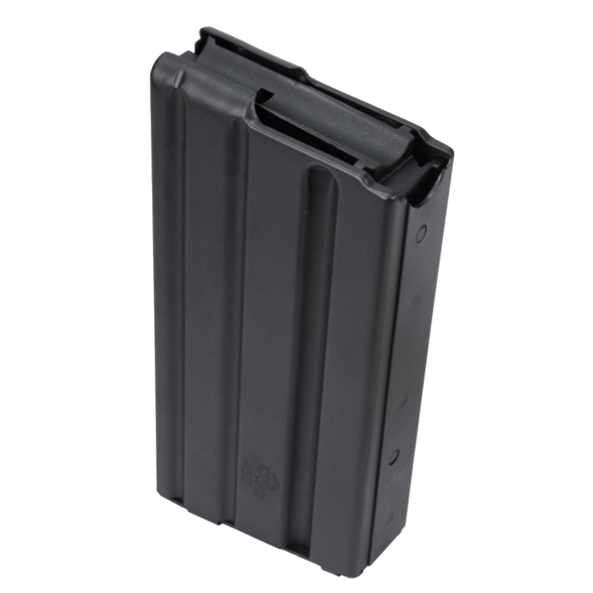  DuraMag SS 7 Round 450 Bushmaster Magazine, Stainless Steel, AR Pattern, Black Anti-Tilt AGF Follower, Black