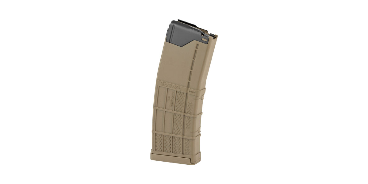Lancer Magazine, Flat Dark Earth, L5AWM .223 Rem/5.56 NATO FDE AR-15 30 Round Mag