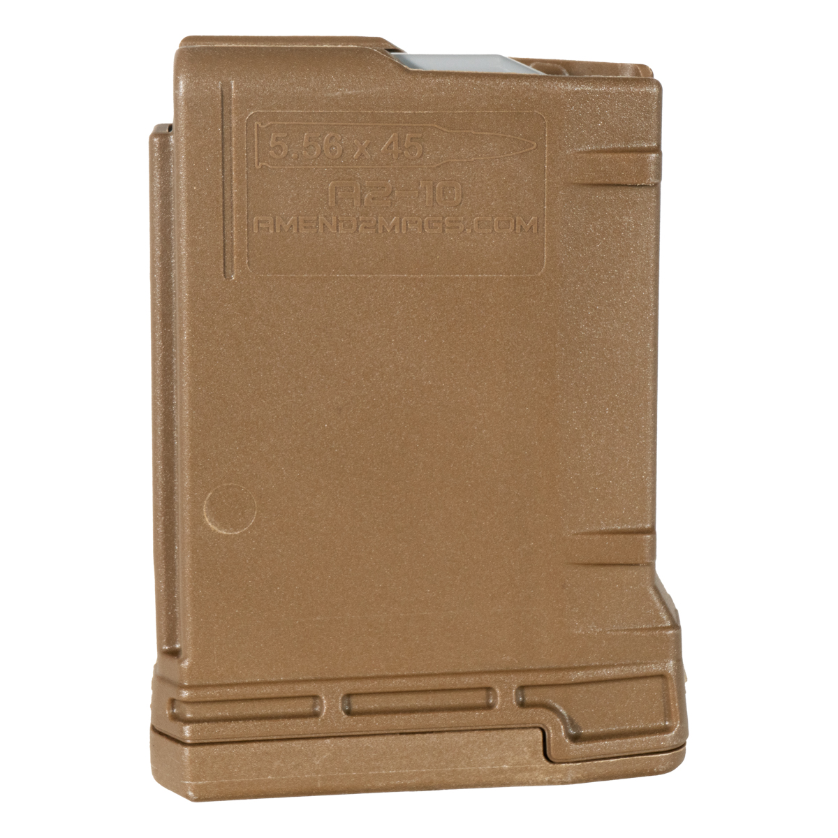 Amend2 MOD-A AR-15 10-Round Magazine, 5.56 NATO/.223 Remington, Reinforced Polymer, FDE