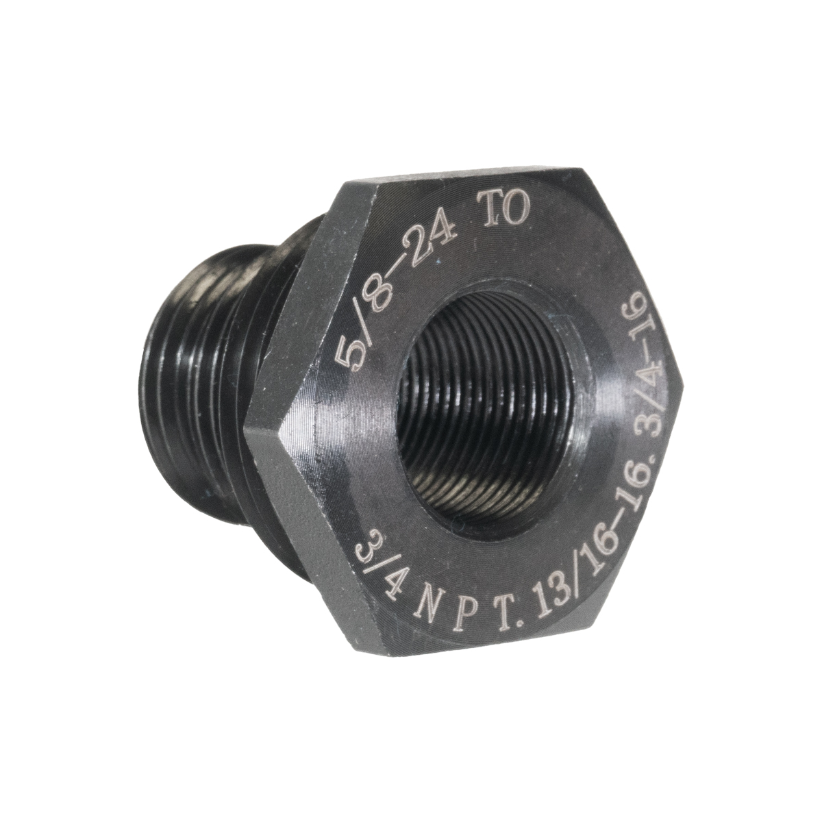  Muzzle Thread Adapter Converter 5/8x24 to 3/4 NPT, 13/16x16, 3/4x16