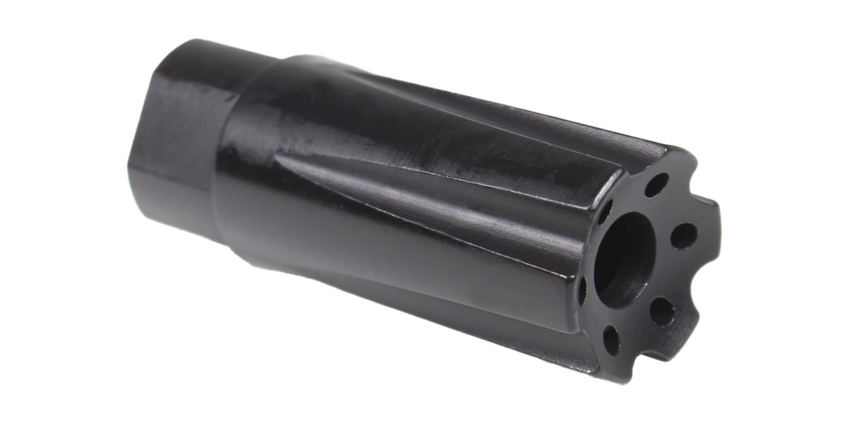 Recoil Technologies 308 Flash & Sound Forwarder, 5/8x24 Thread, Smooth Nitrided Finish for .308 Rifles
