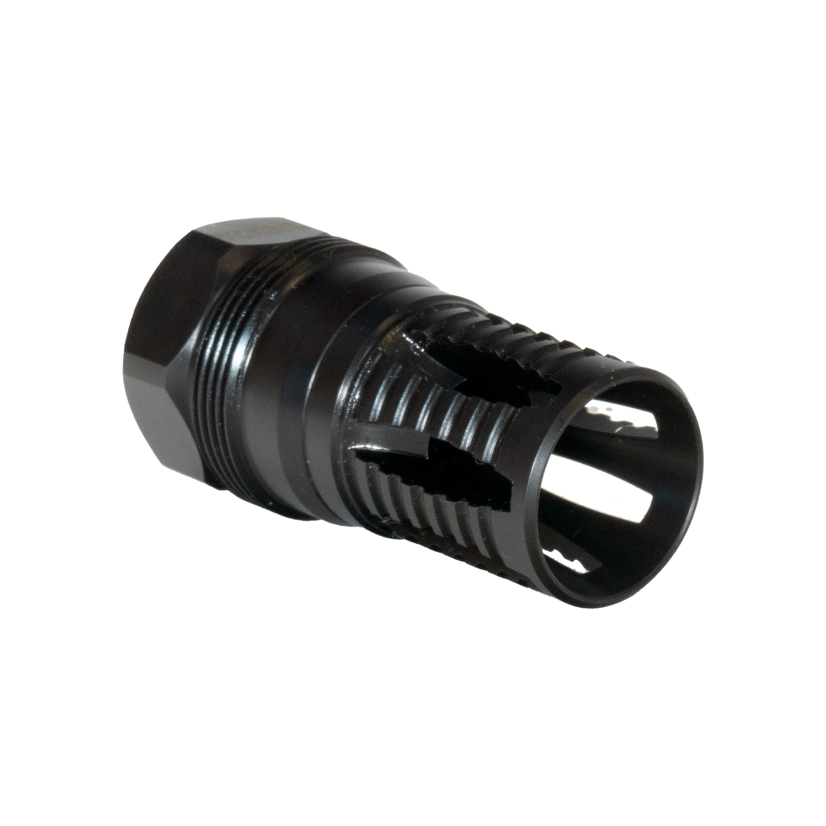  KAK Industry Plan B A7 Flash Hider, 5/8x24, 17-4 Stainless Steel, Nitride, OAL 1.850