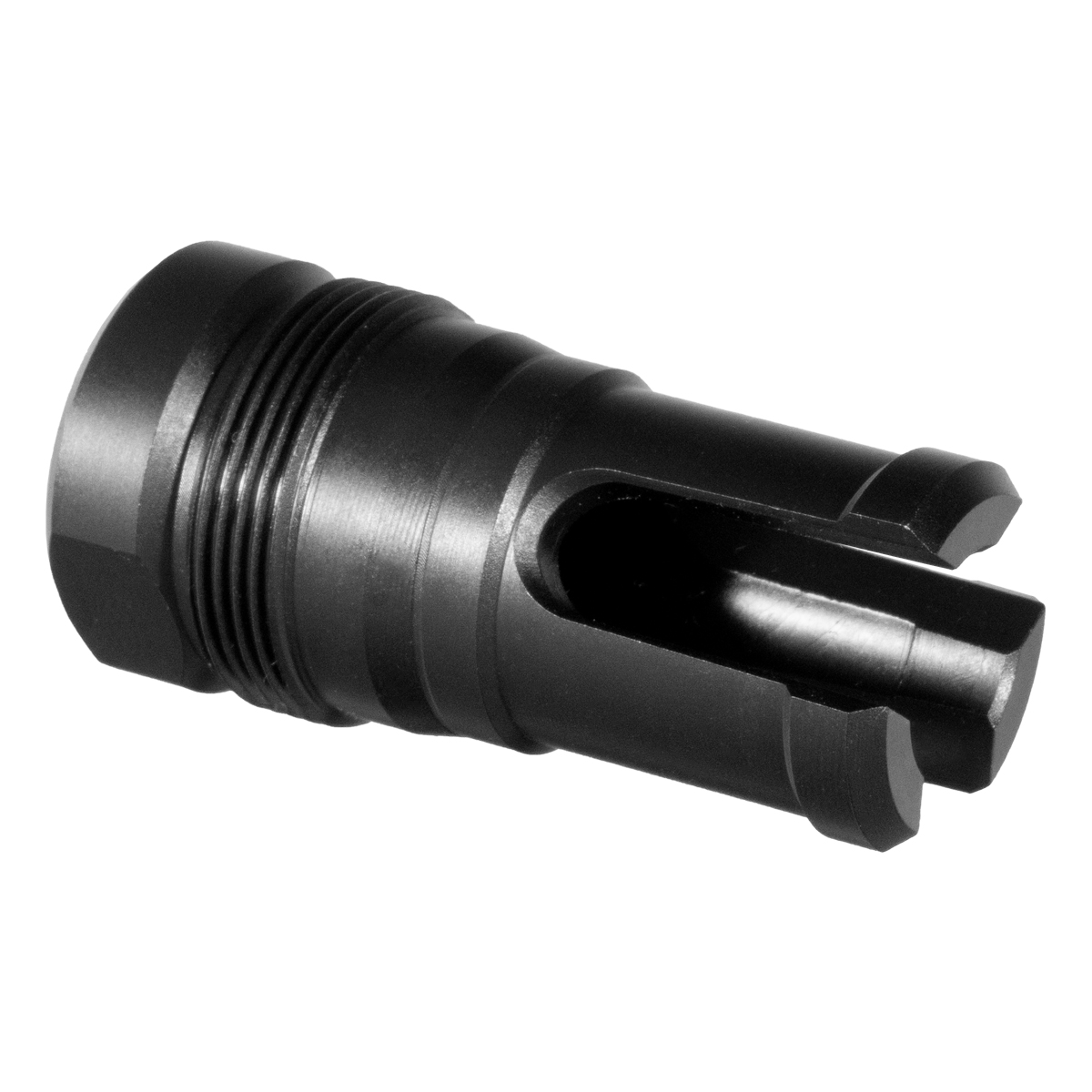 Delta Team Tactical Plan B Trident Flash Hider, 5/8x24, 17-4 H1150 Stainless Steel, Nitride