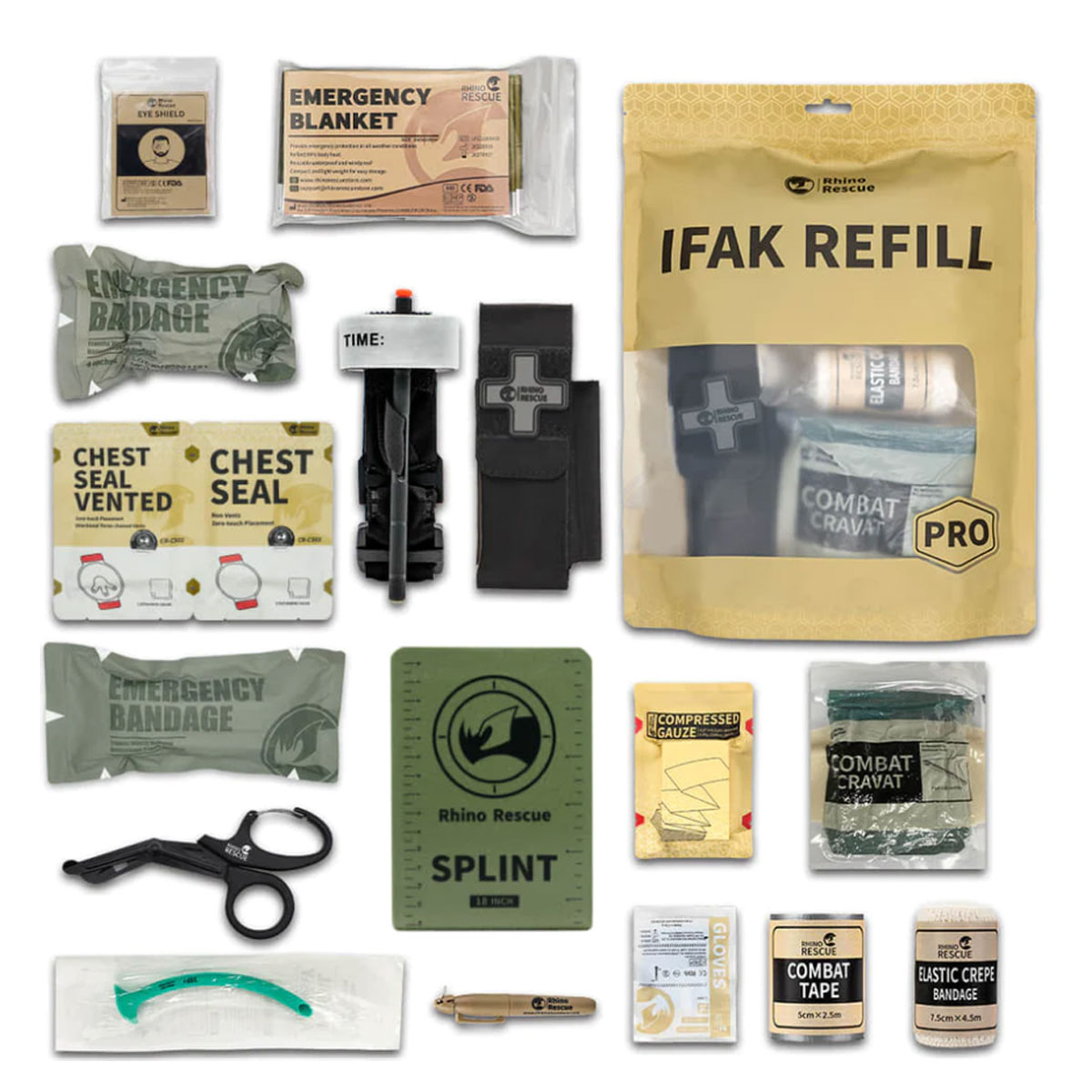 Rhino Rescue RHINO First Aid Emergency IFAK Kit