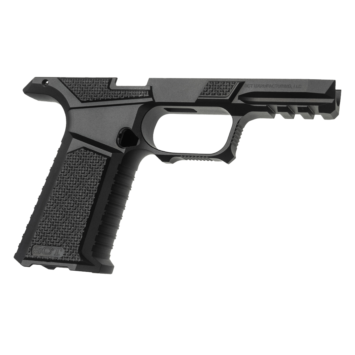  SCT Manufacturing P365 X-MACRO & FUSE GRIP MODULE, 7075 Aluminum, Type3 Black Anodized