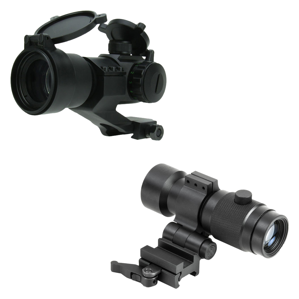 Odd Ball Combo's: 1x30 Dual-Illuminated Red Dot Sight w/ Cantilever ...