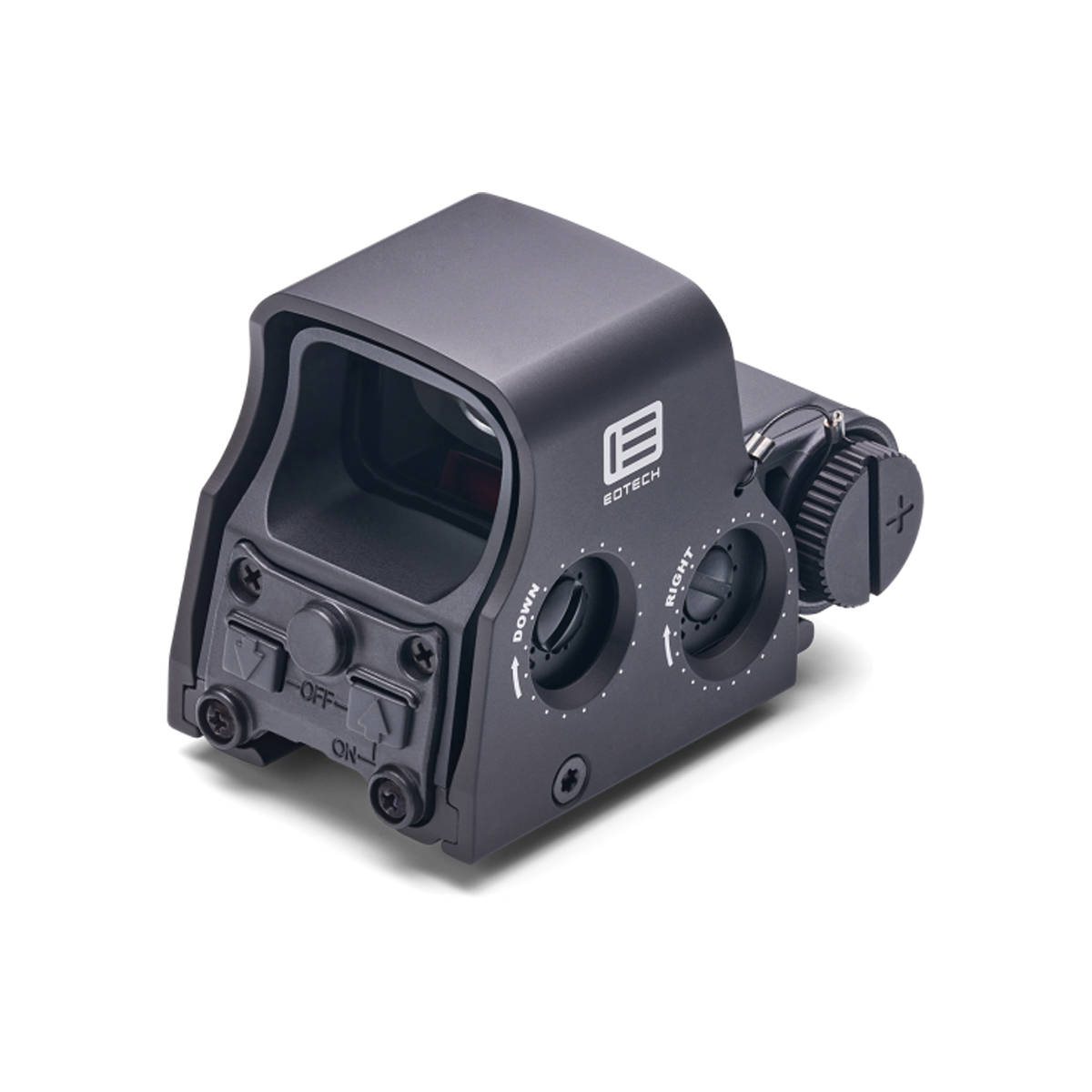  EOTech XPS2 Holographic Sight, Red 68 MOA Ring with 1-MOA Dot Reticle, Side Button Controls, QD Lever, Black