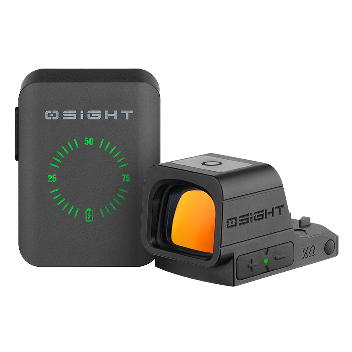  Olight Osight XR Enclosed Red Dot Sight w/ Ruggedized Miniature Reflex RMR Footprint and 2/6+32 MOA Multi-Reticle System, Red Circle Dot, Black
