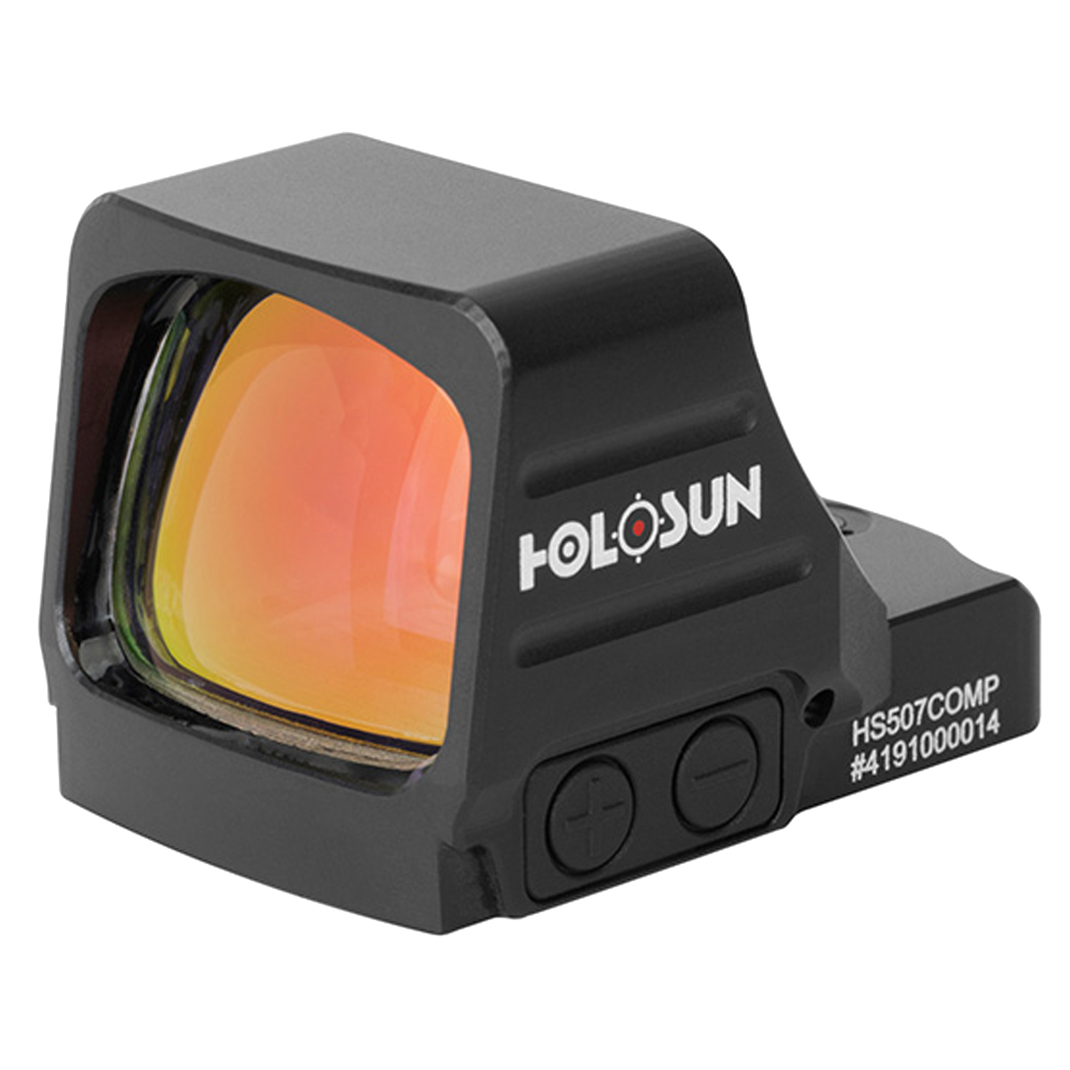 Holosun Technologies 507 Elite Competition Red Dot Sight – MRS Reticle, 2 MOA Dot with 8/20/32 MOA Circle, Black